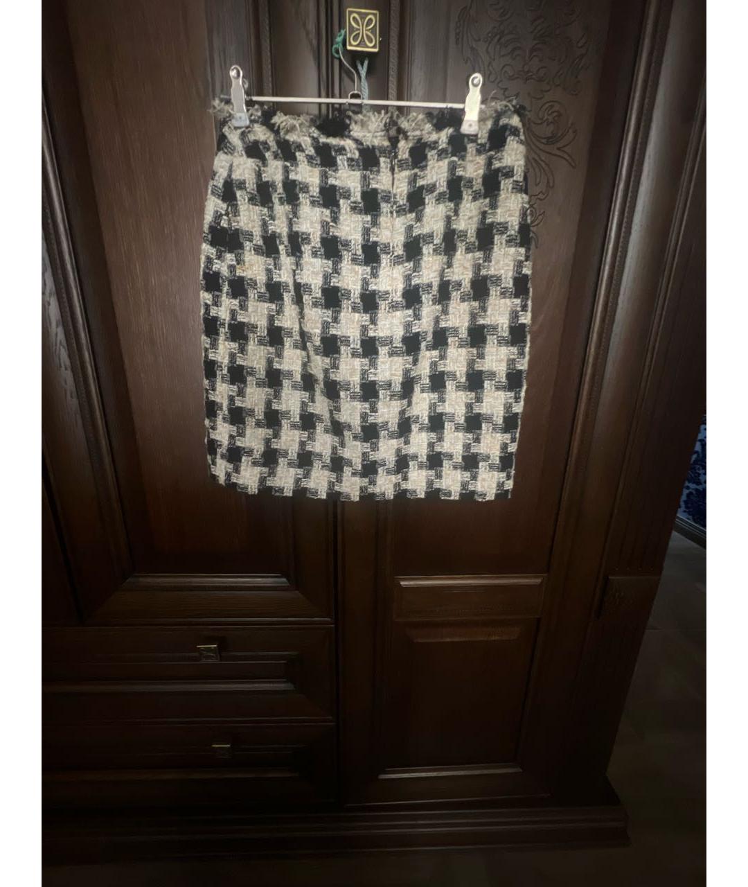 CHANEL Мульти хлопковая юбка миди, фото 5