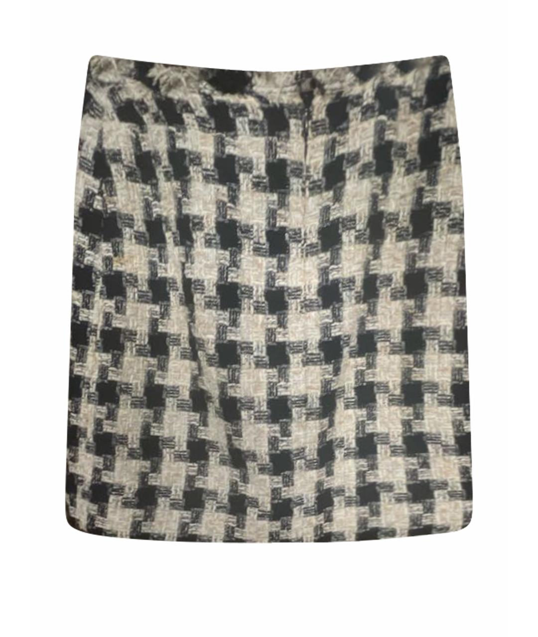 CHANEL Мульти хлопковая юбка миди, фото 1