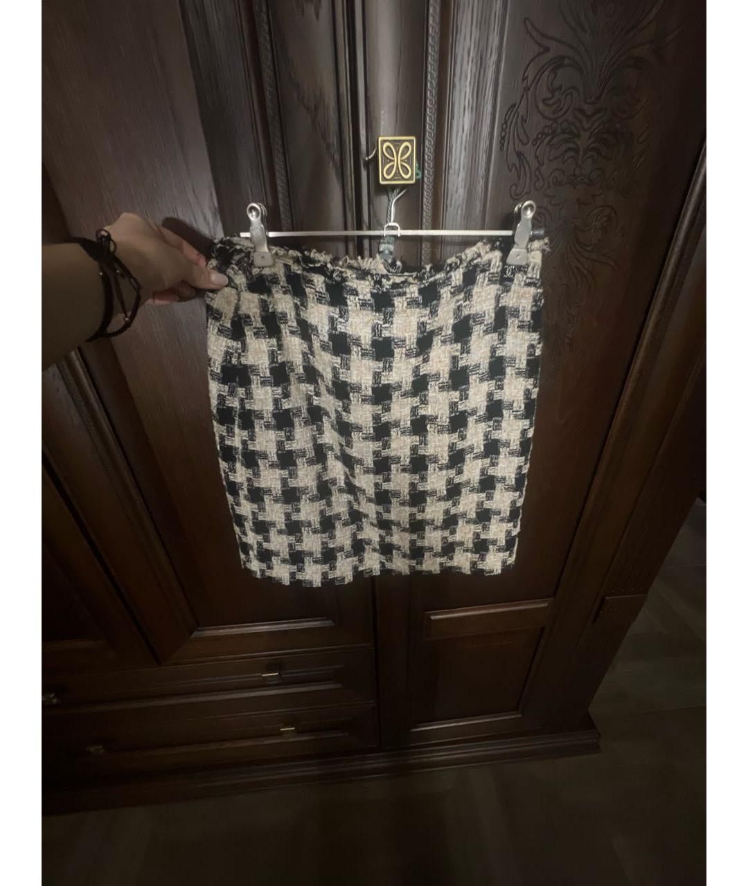 CHANEL Мульти хлопковая юбка миди, фото 2