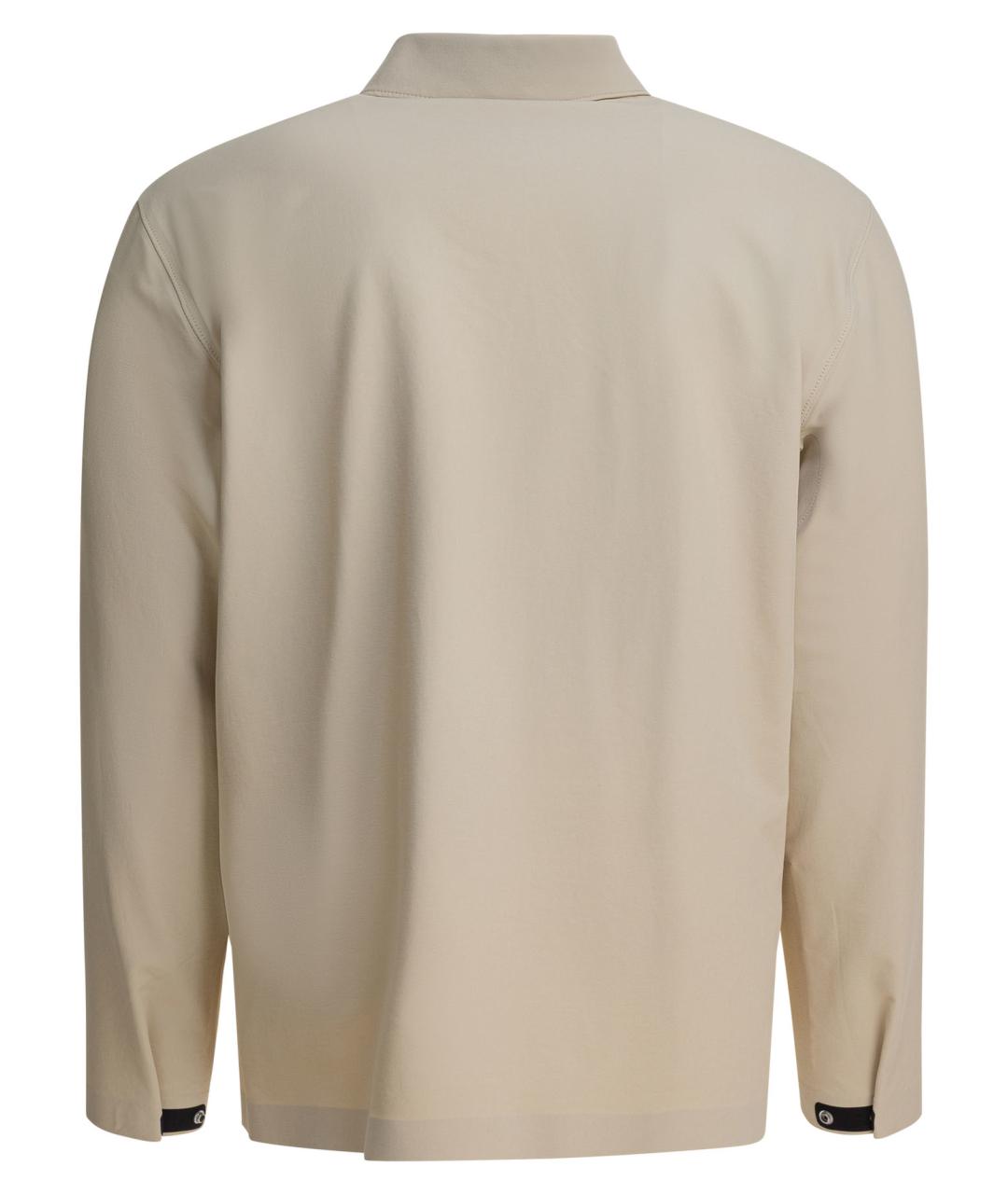 STONE ISLAND Бежевая полиамидовая куртка, фото 2