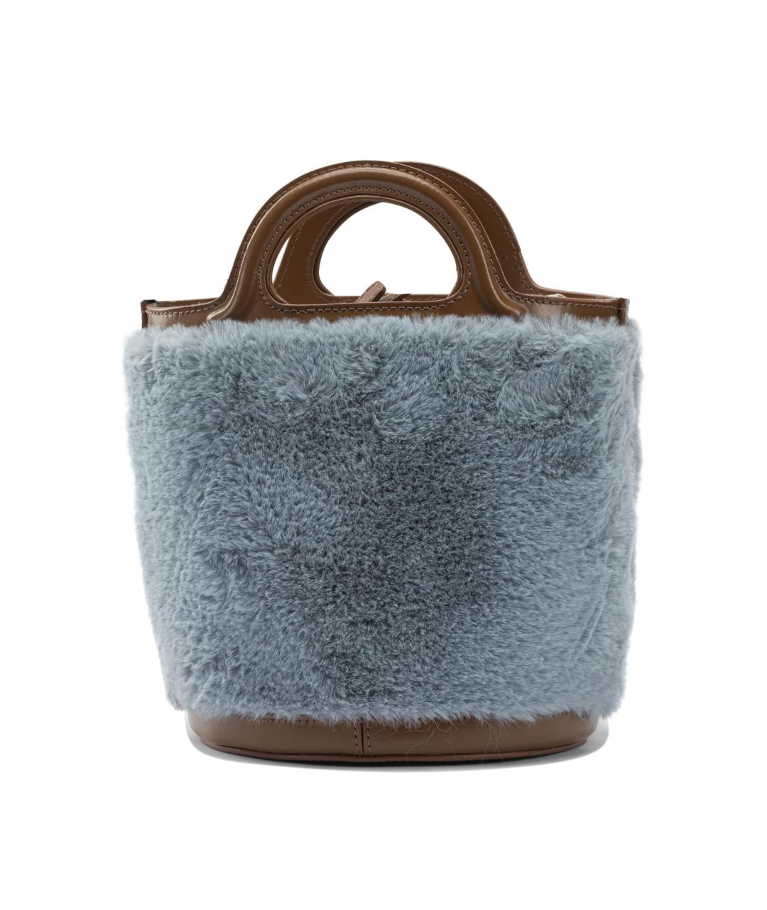 MARNI Голубая сумка с короткими ручками, фото 3