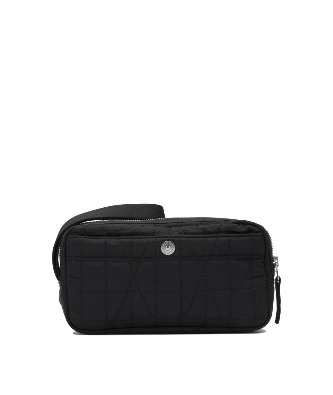 STONE ISLAND Черная синтетическая барсетка, фото 3