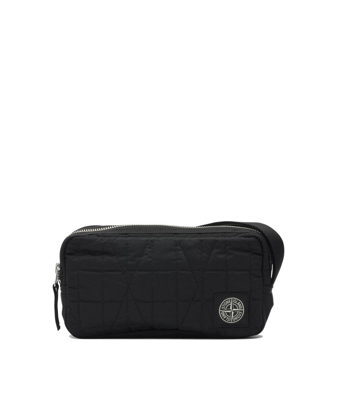 STONE ISLAND Черная синтетическая барсетка, фото 1