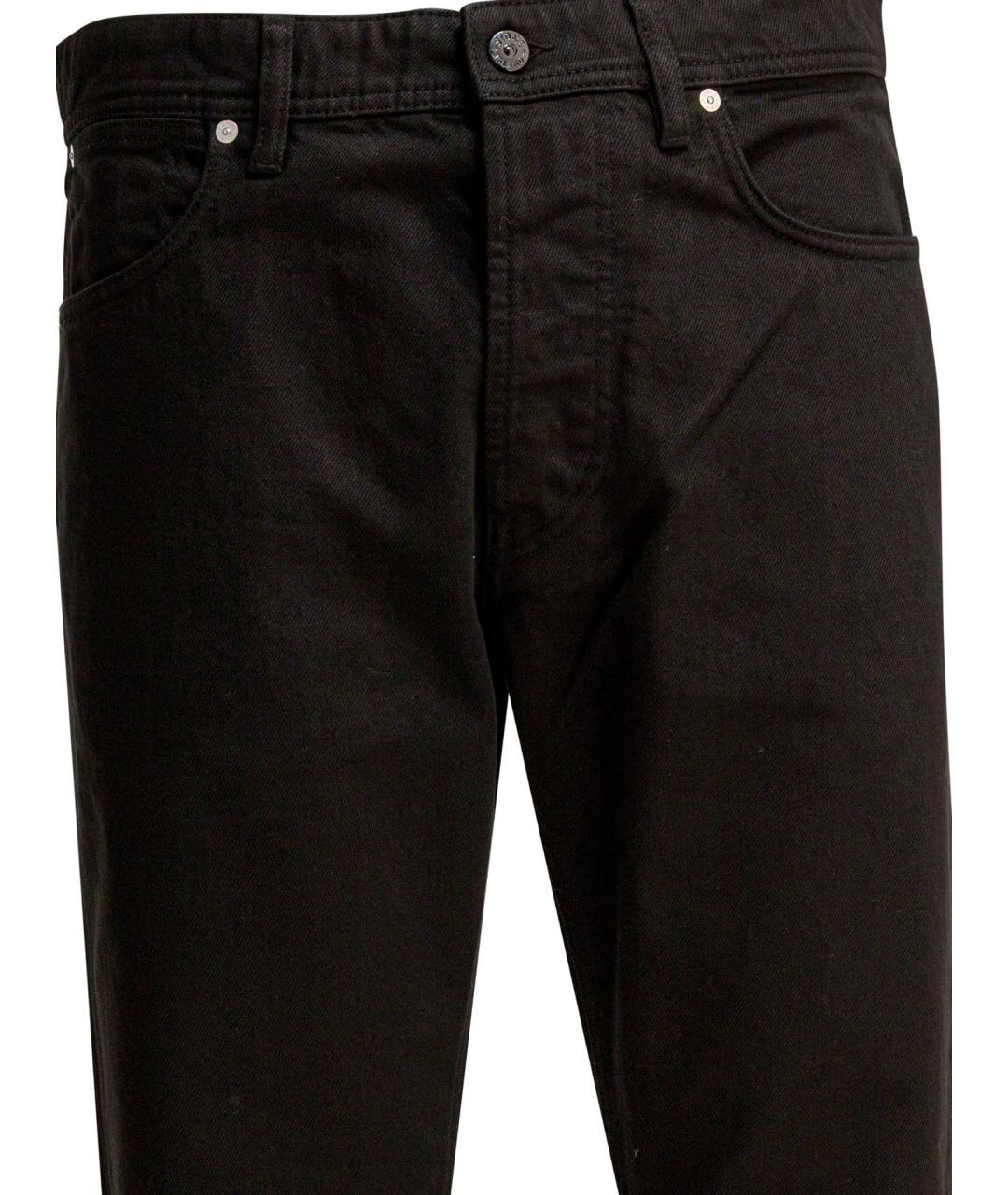 STONE ISLAND Черные прямые джинсы, фото 3