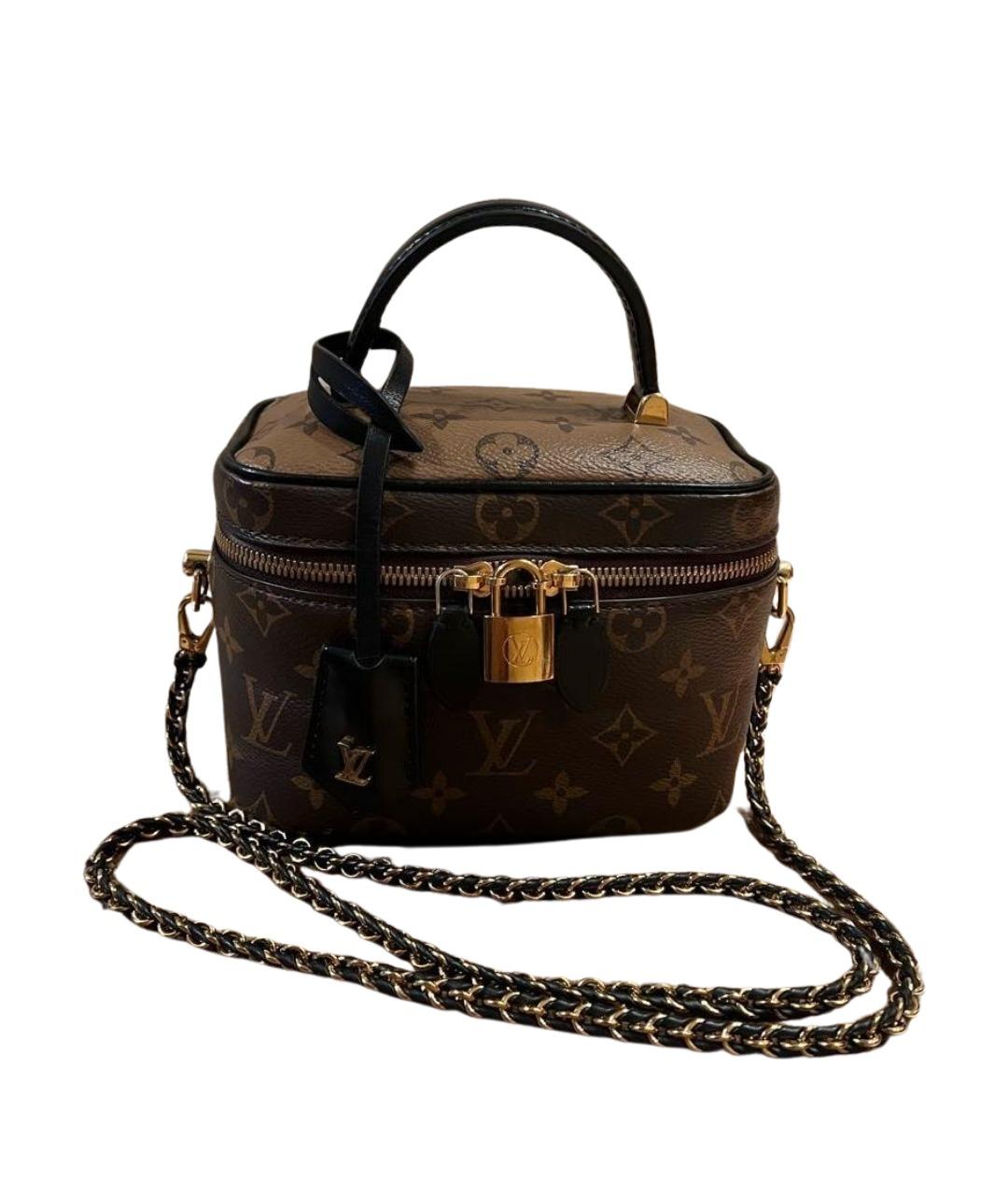 LOUIS VUITTON Коричневая сумка с короткими ручками, фото 1