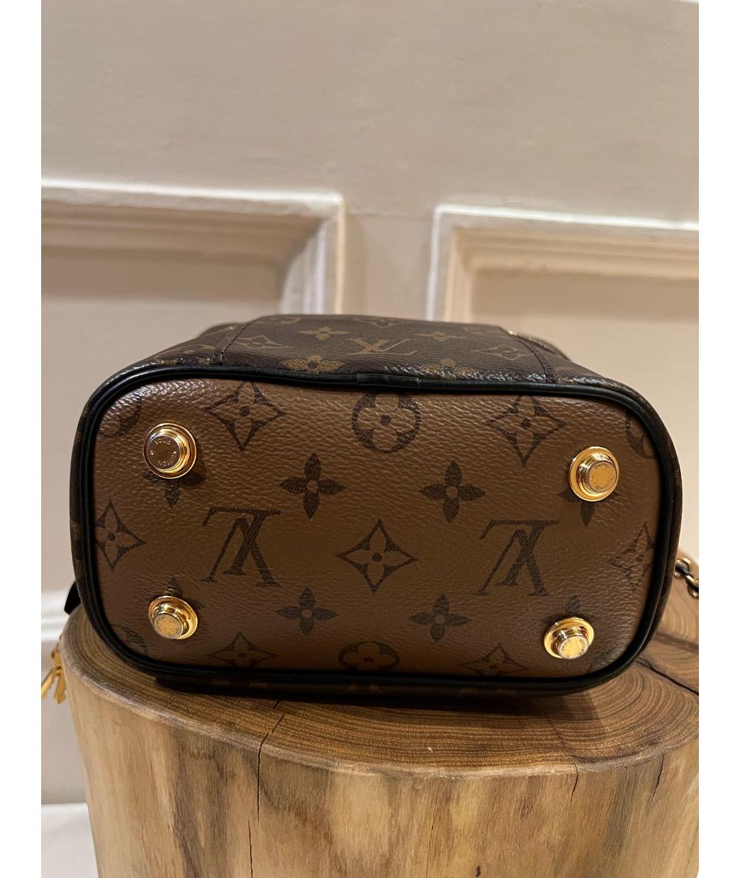 LOUIS VUITTON Коричневая сумка с короткими ручками, фото 6