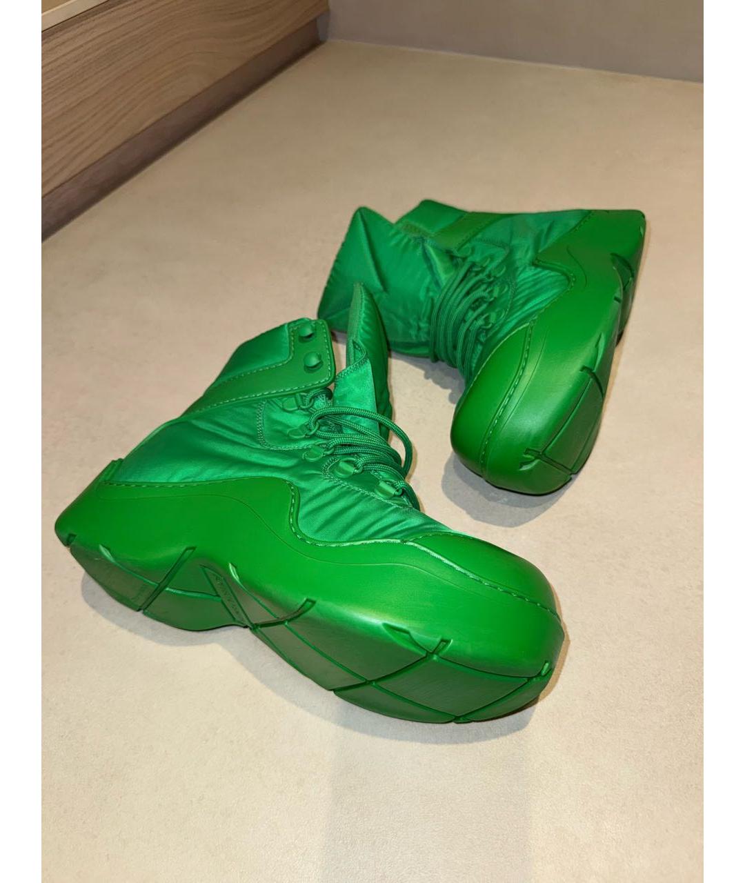 BOTTEGA VENETA Зеленые ботинки, фото 3