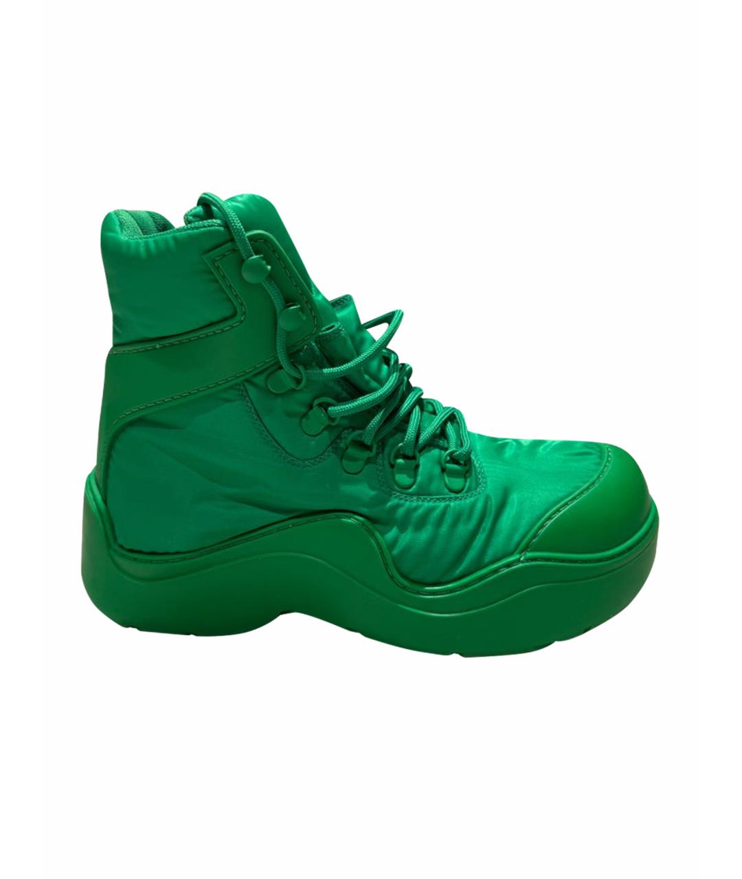 BOTTEGA VENETA Зеленые ботинки, фото 1