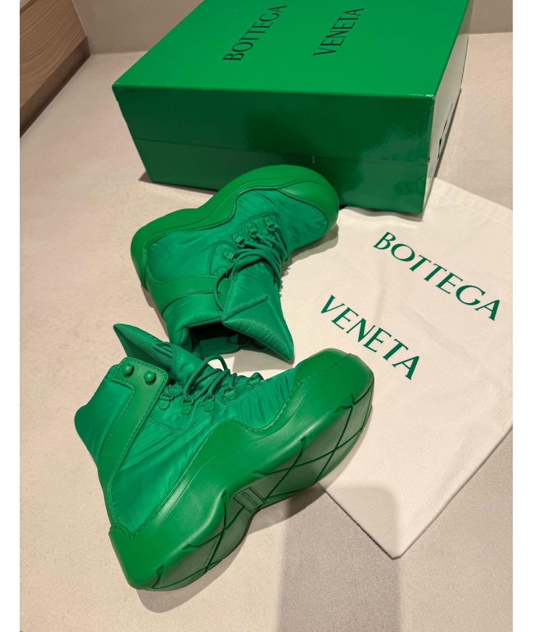 BOTTEGA VENETA Зеленые ботинки, фото 2