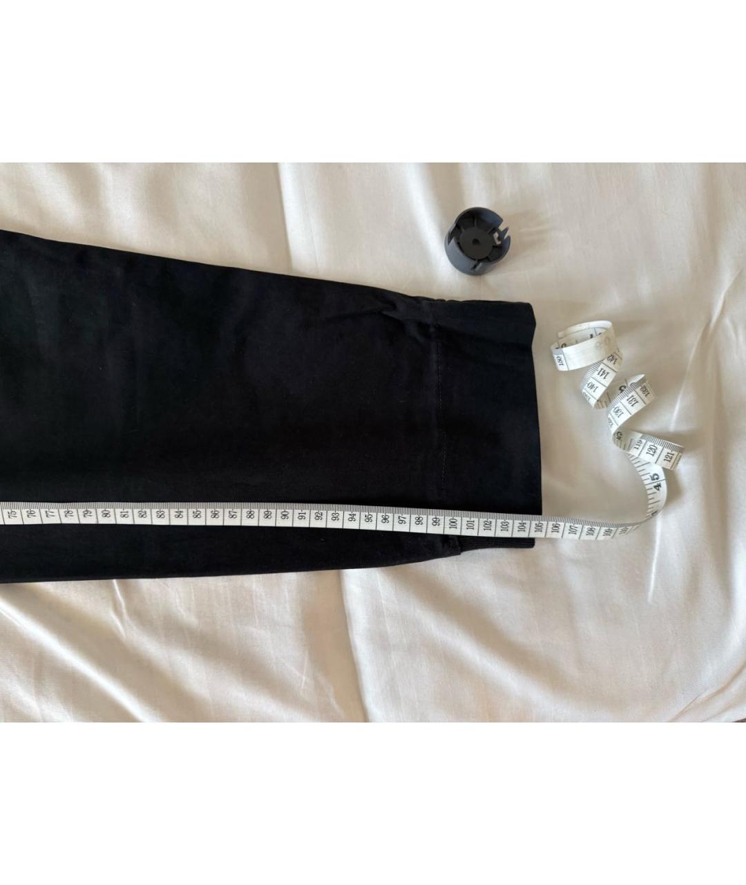 CP COMPANY Черные хлопко-эластановые повседневные брюки, фото 8