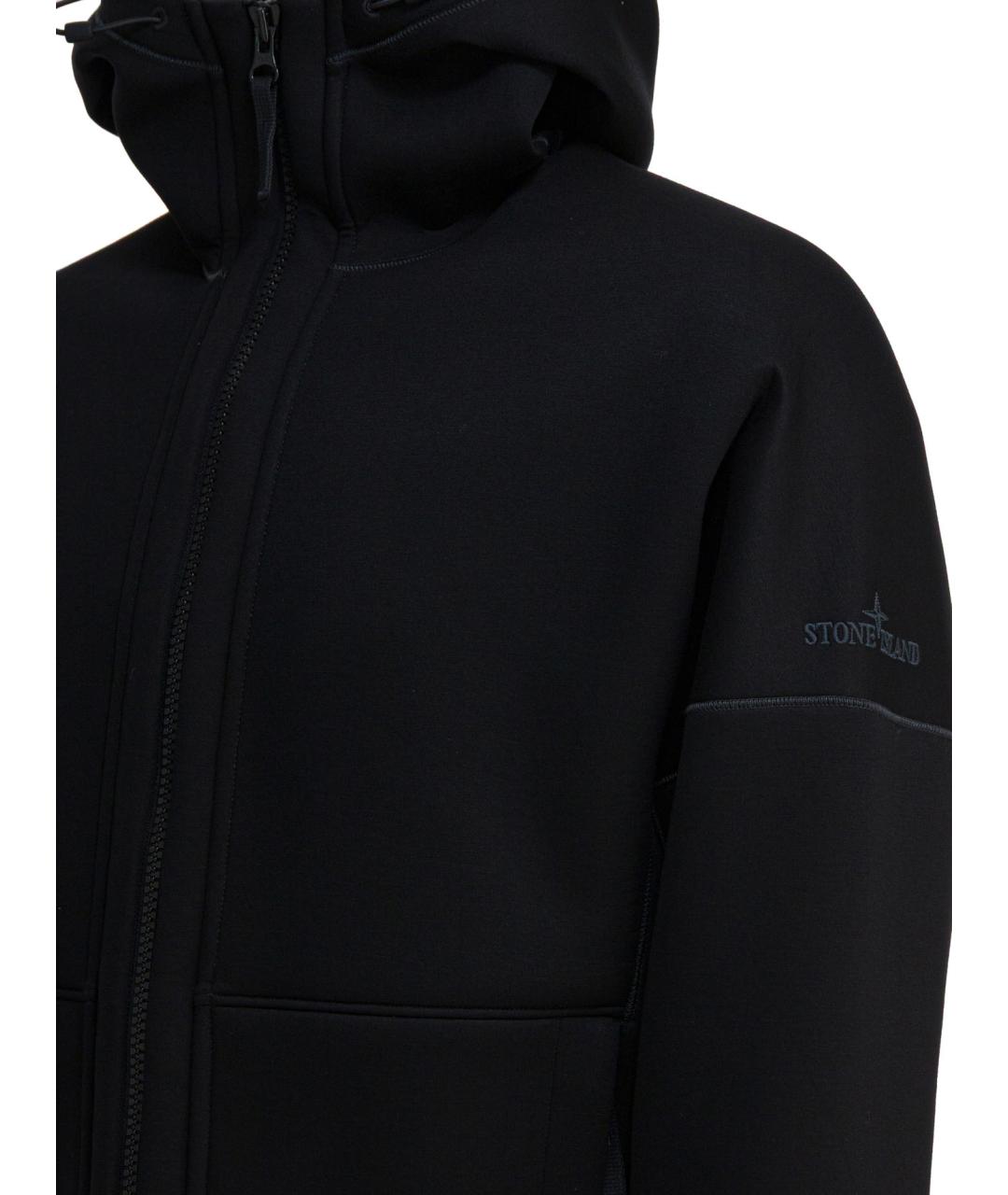 STONE ISLAND Черная куртка, фото 4