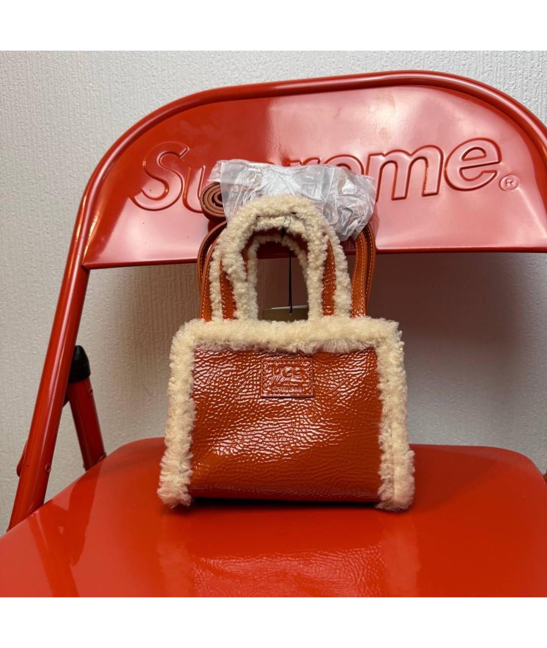 TELFAR Оранжевая сумка тоут, фото 2