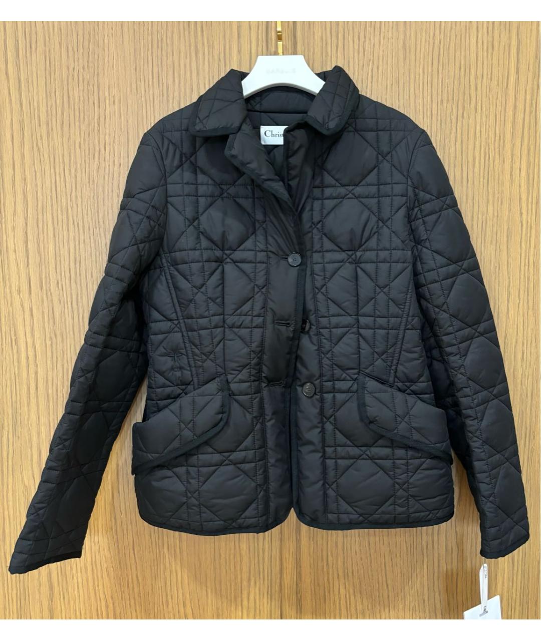 CHRISTIAN DIOR Черная полиэстеровая куртка, фото 4