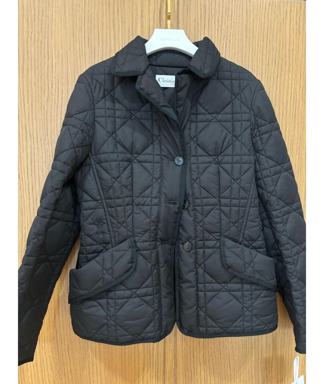 CHRISTIAN DIOR Черная полиэстеровая куртка, фото 3