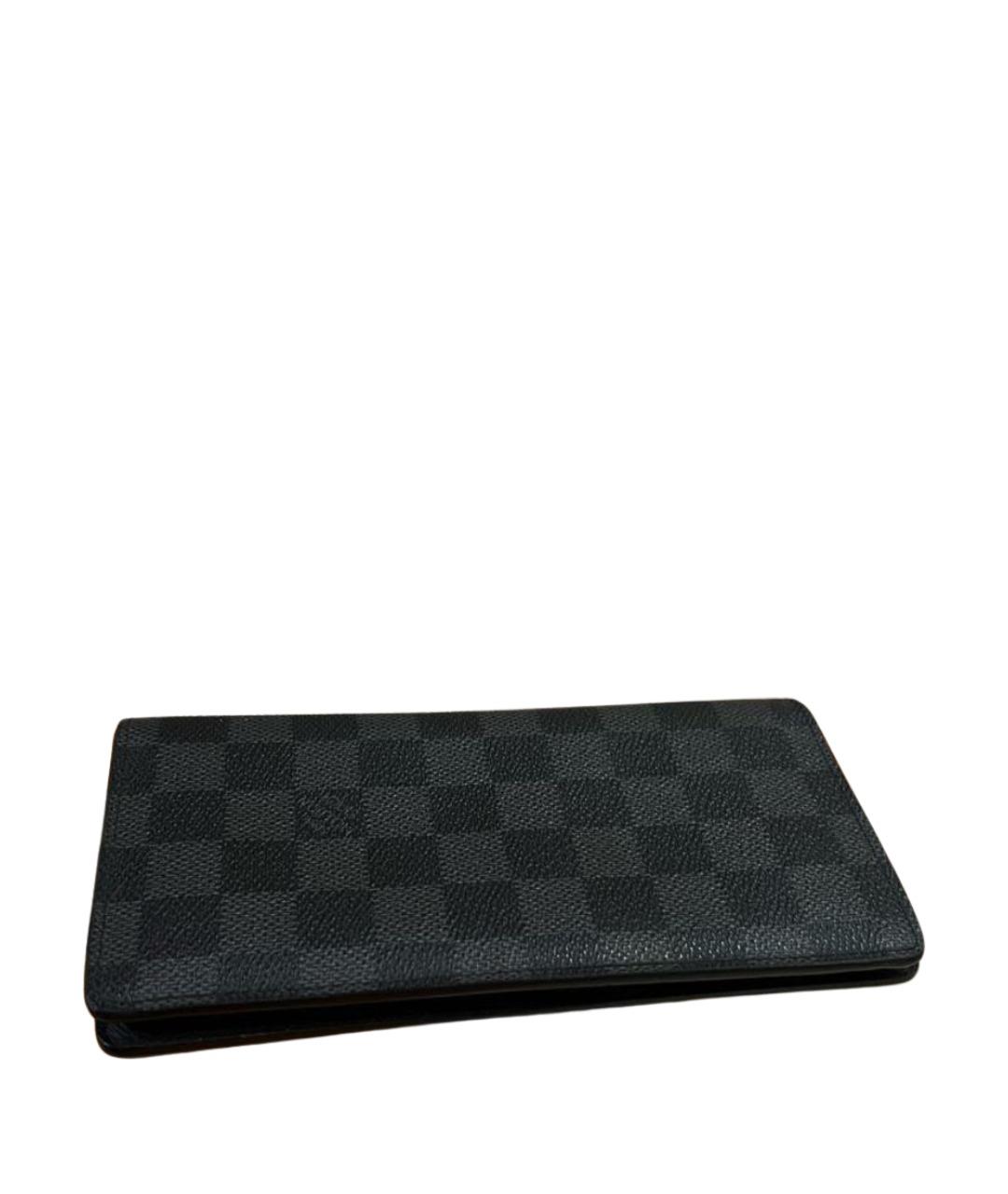 LOUIS VUITTON Антрацитовый кошелек, фото 1