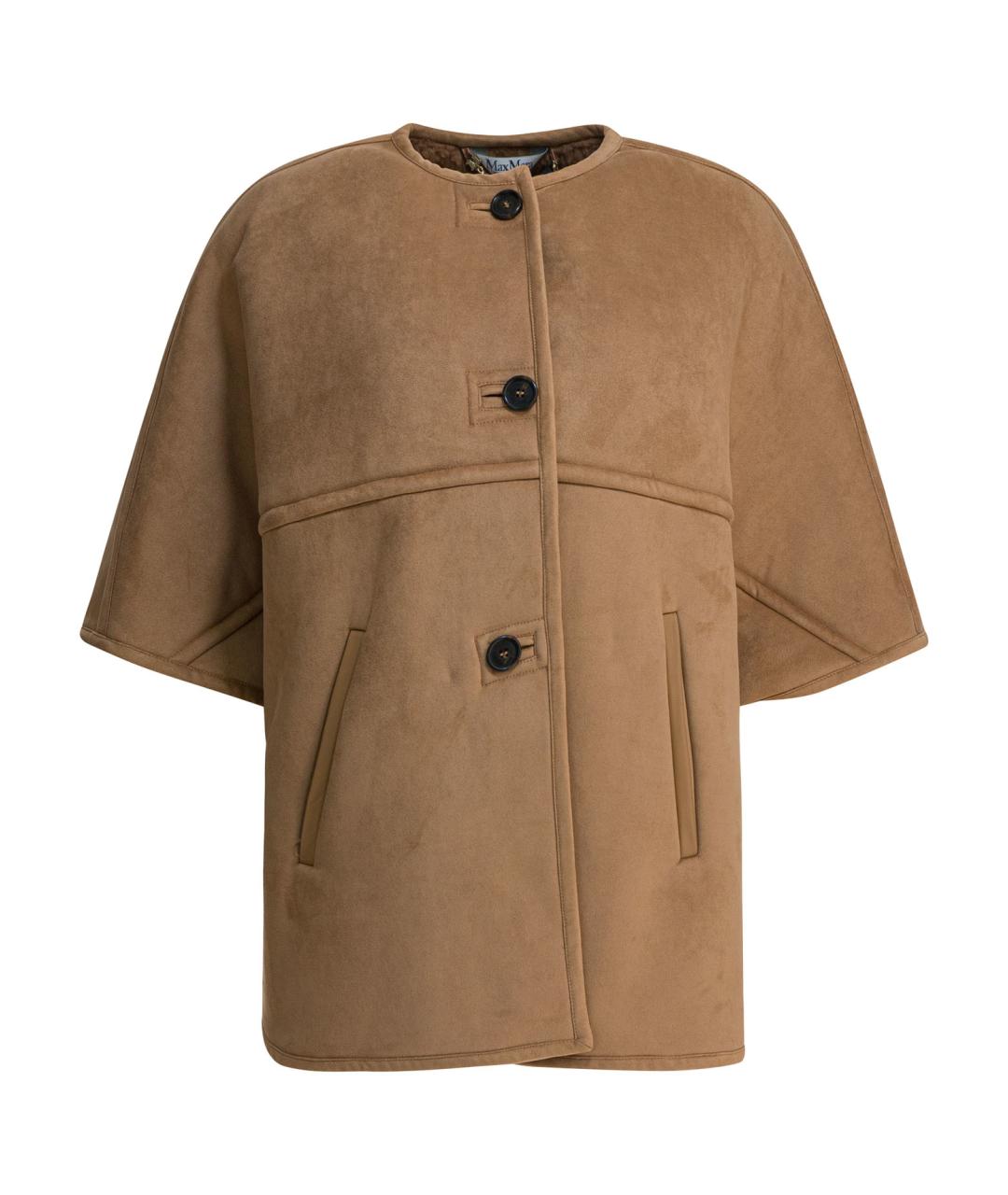 MAX MARA Коричневое пальто, фото 1