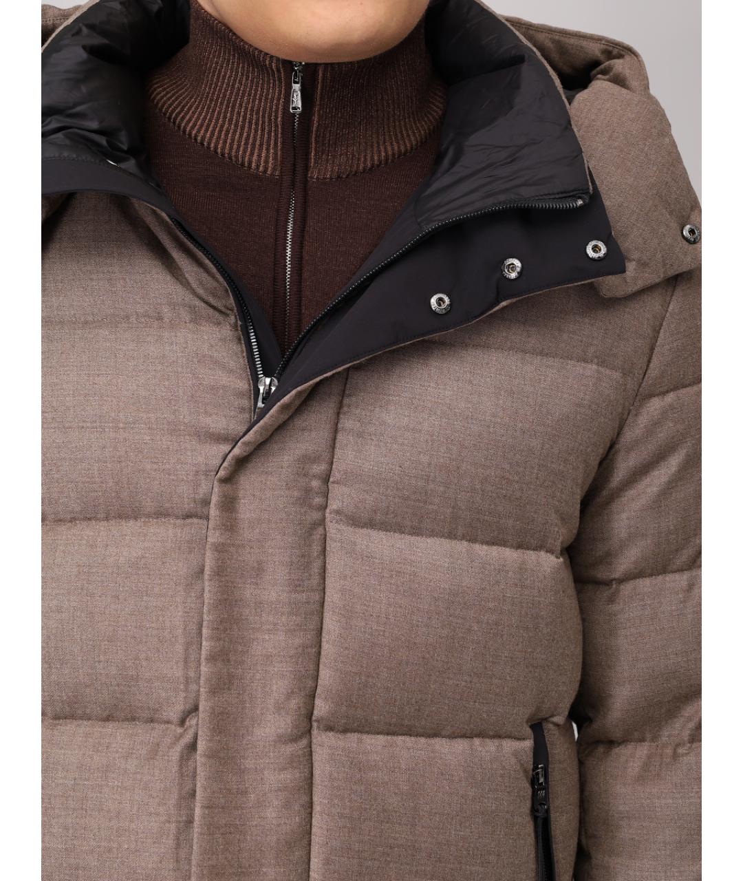 HETREGO Коричневый пуховик, фото 4