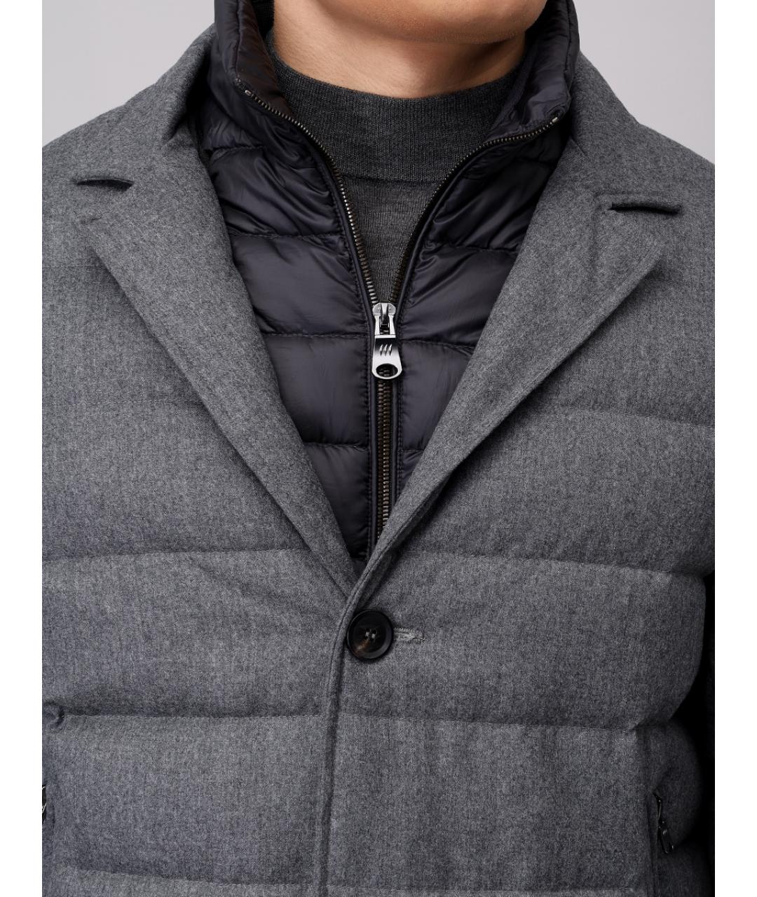 HETREGO Серый пуховик, фото 5