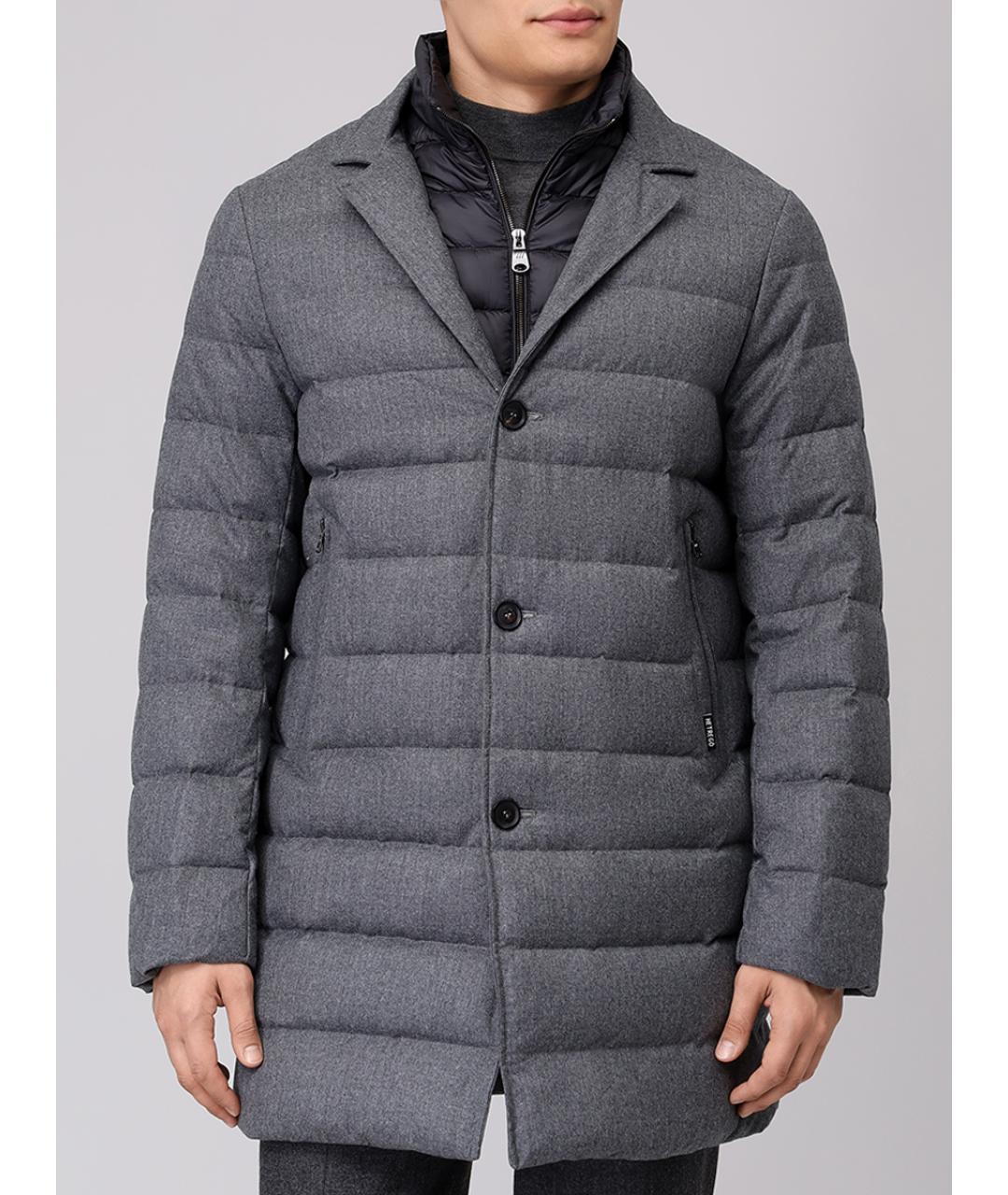 HETREGO Серый пуховик, фото 4