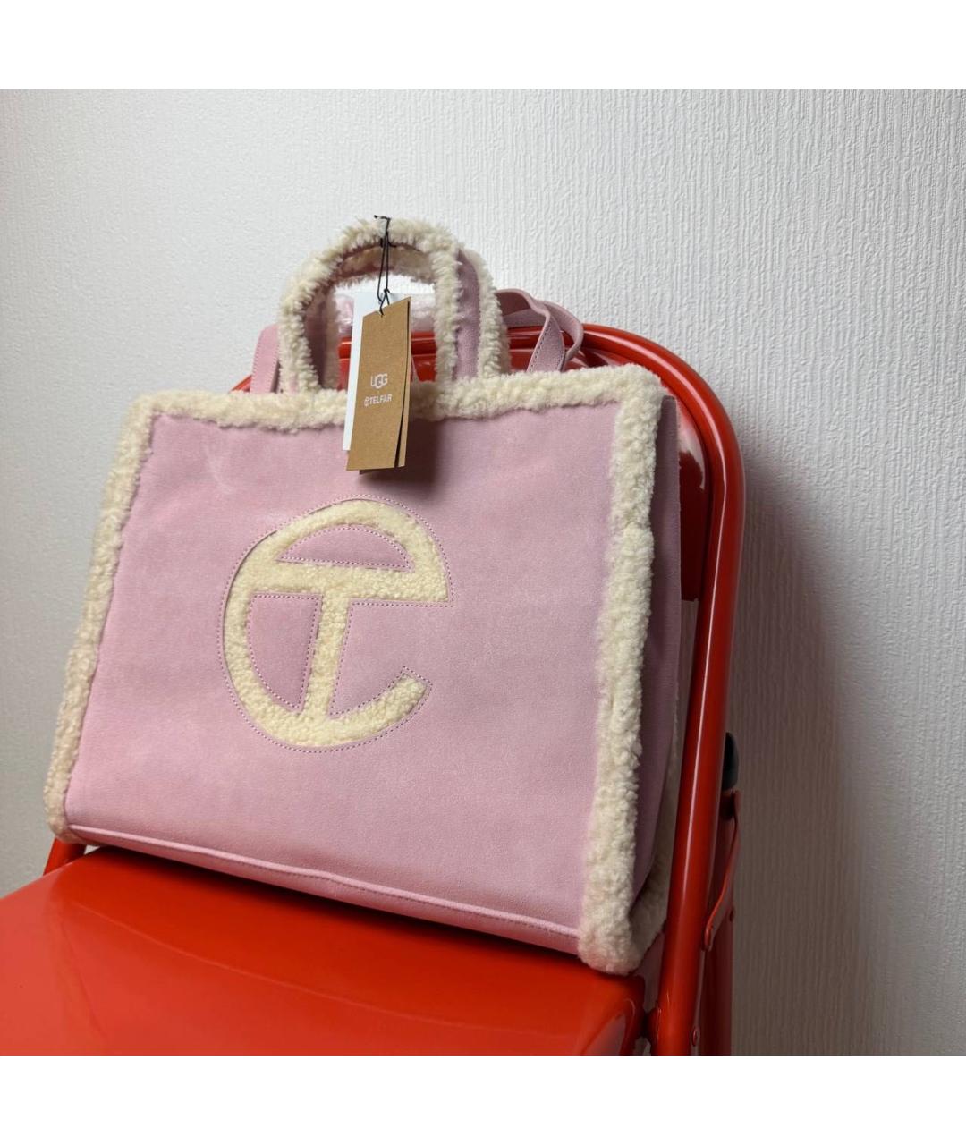 TELFAR Розовая сумка тоут, фото 3