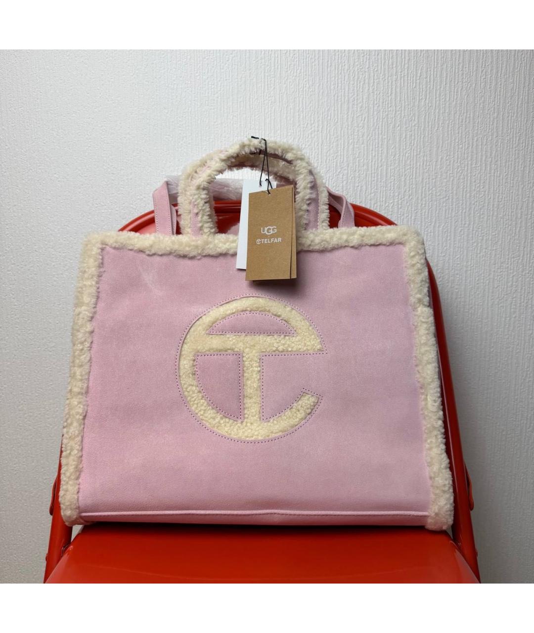 TELFAR Розовая сумка тоут, фото 6