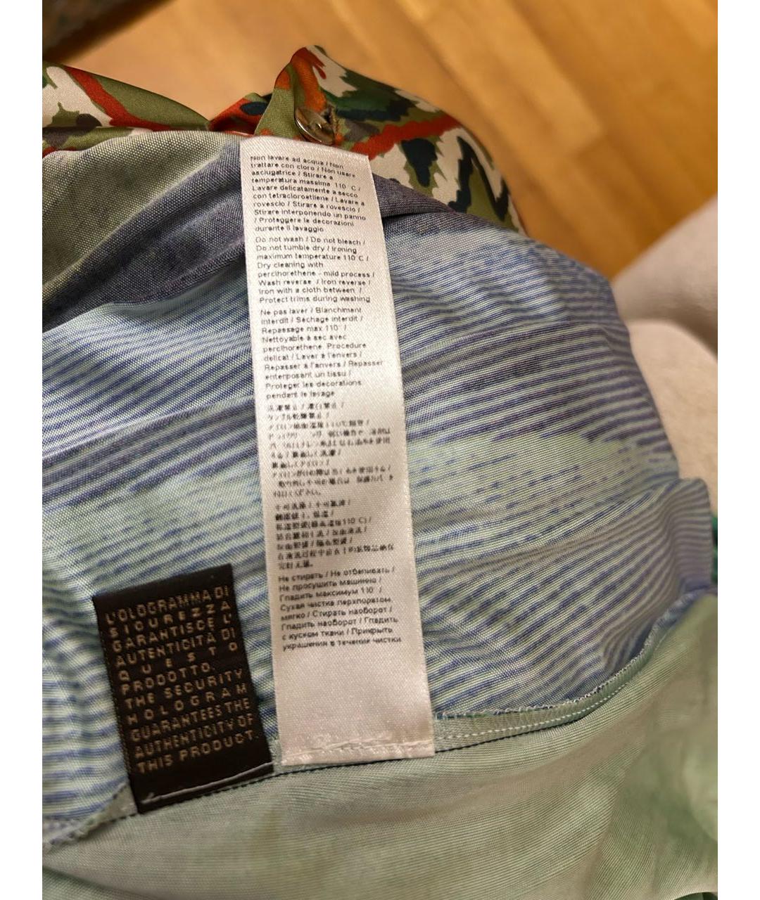 ROBERTO CAVALLI Мульти вискозное вечернее платье, фото 6