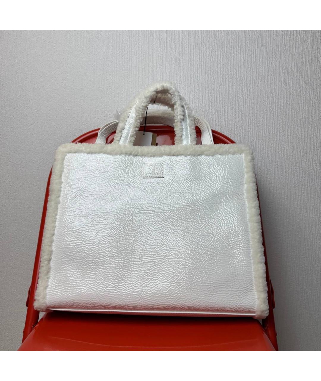 TELFAR Белая сумка тоут, фото 2