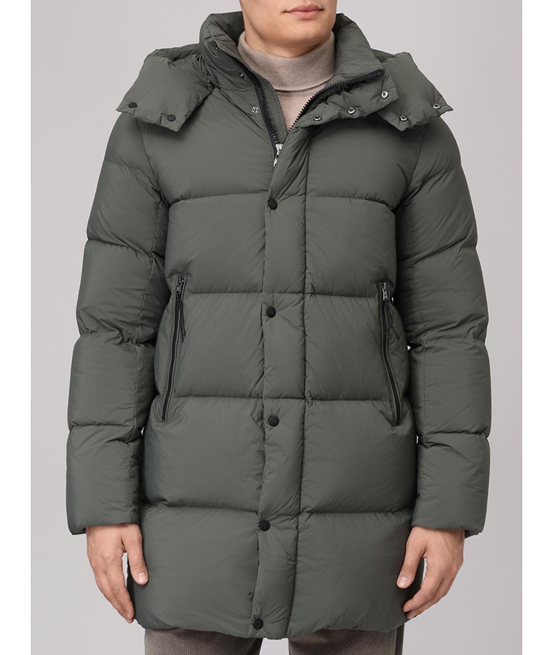 HETREGO Зеленый пуховик, фото 4