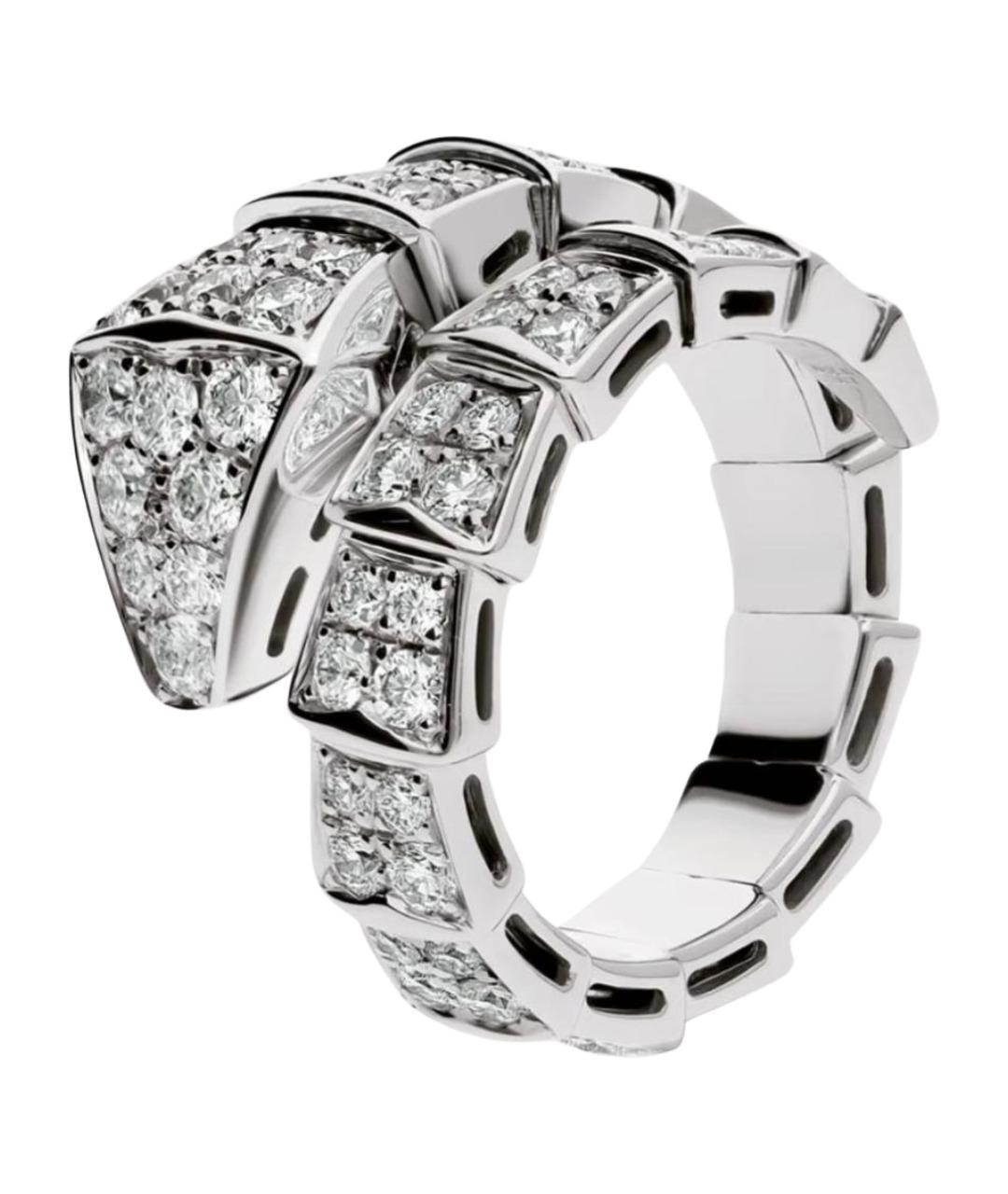 BVLGARI Серебряное кольцо из белого золота, фото 1