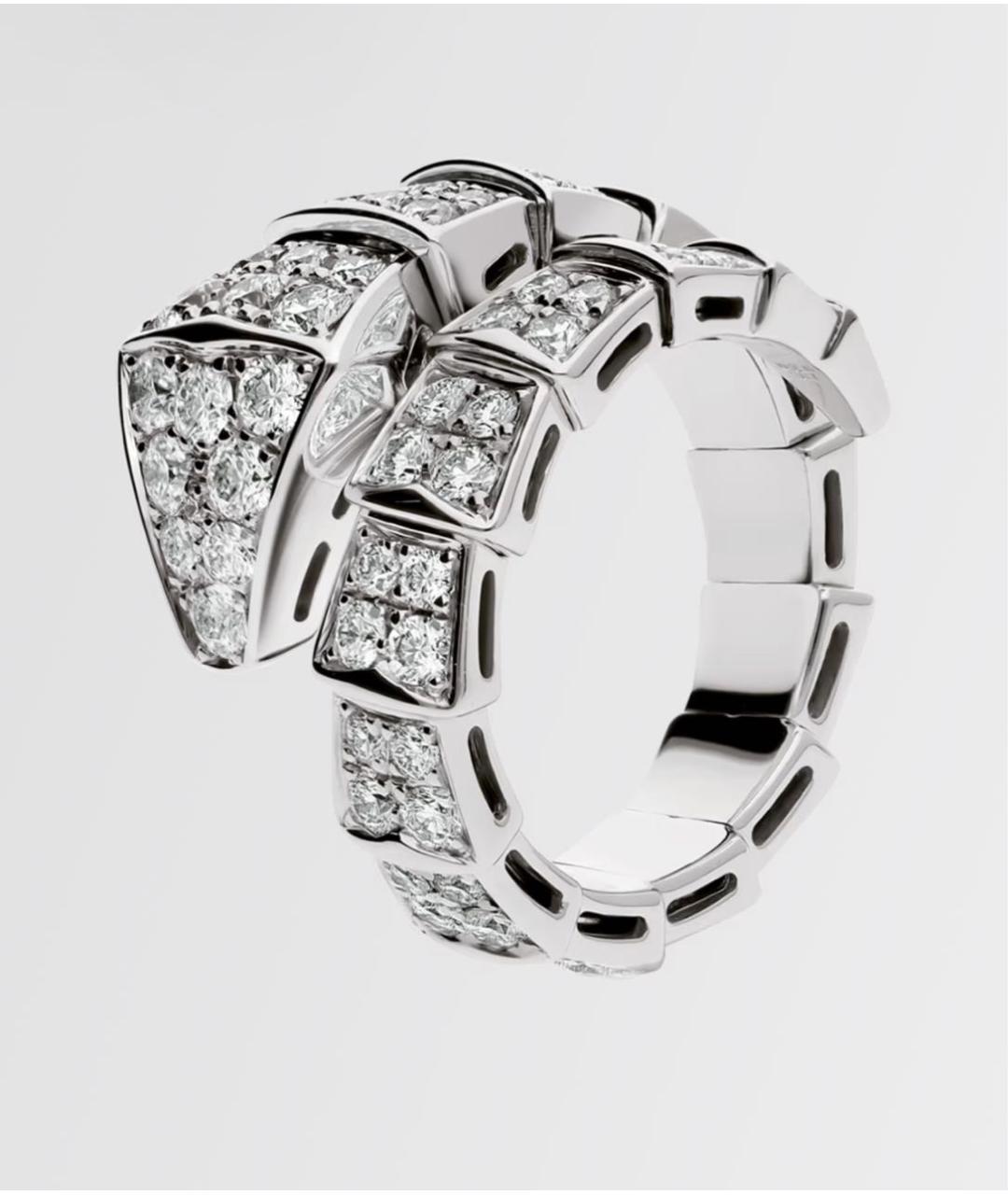 BVLGARI Серебряное кольцо из белого золота, фото 8