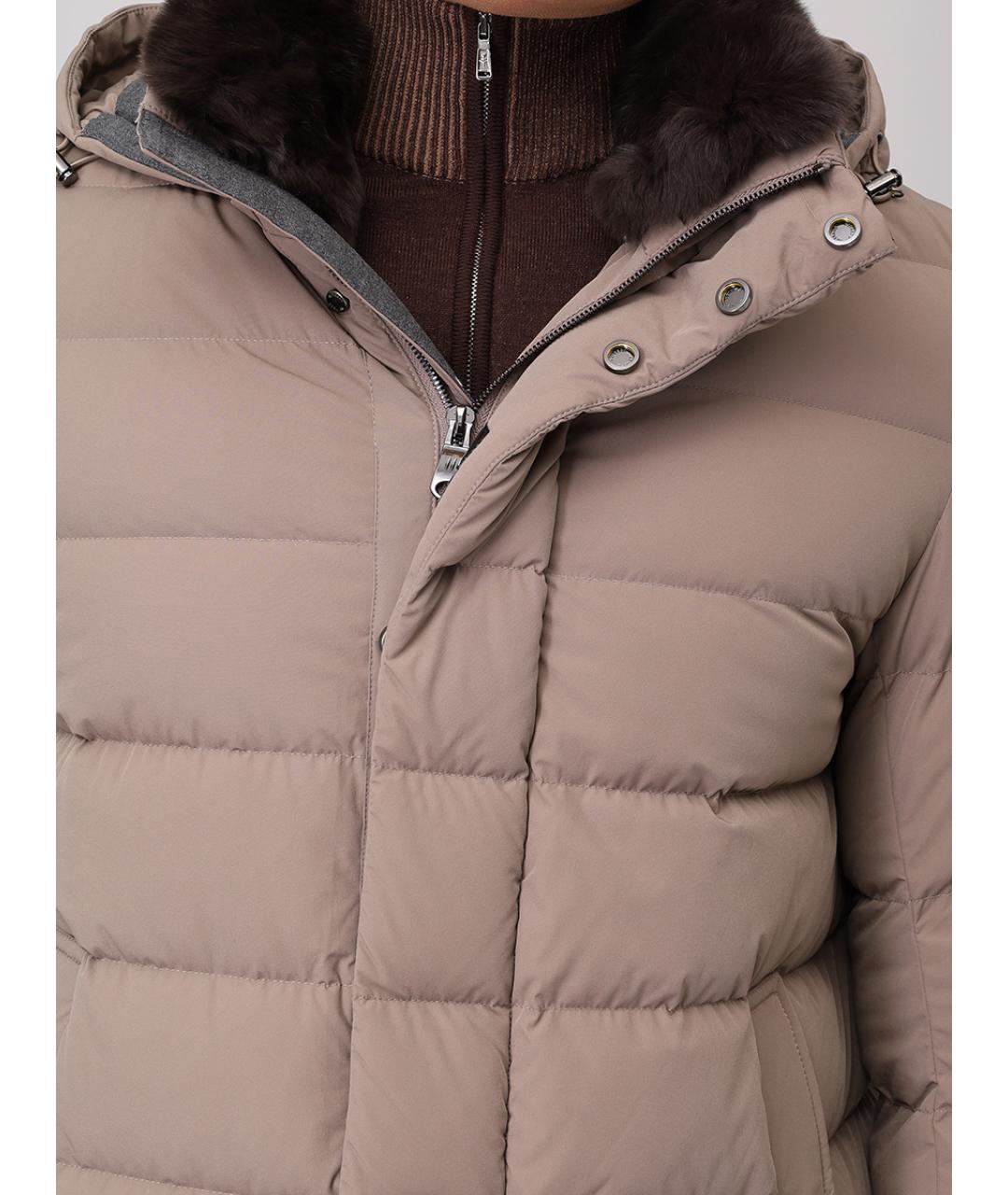 HETREGO Бежевый пуховик, фото 5