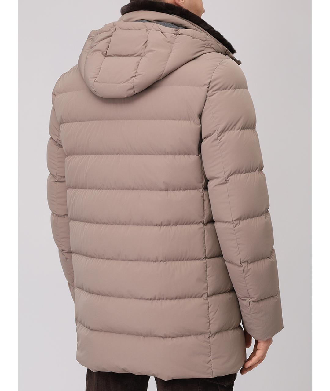 HETREGO Бежевый пуховик, фото 3