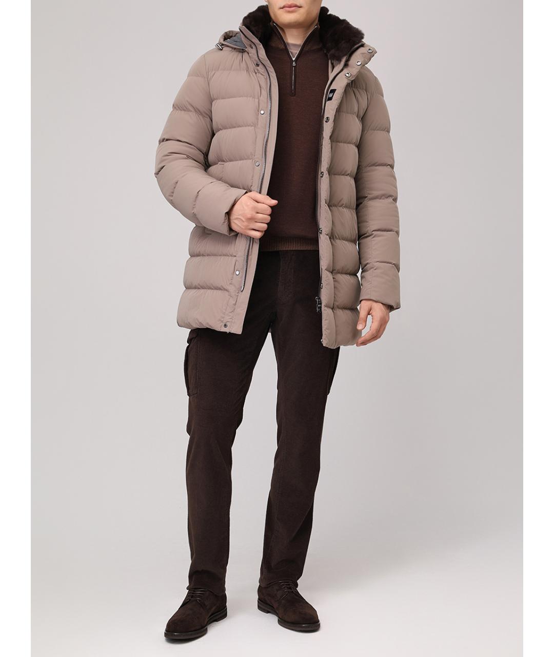 HETREGO Бежевый пуховик, фото 2