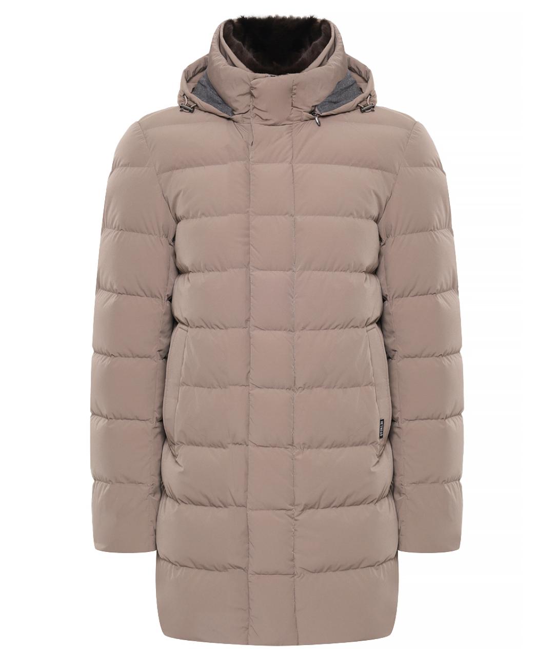 HETREGO Бежевый пуховик, фото 1