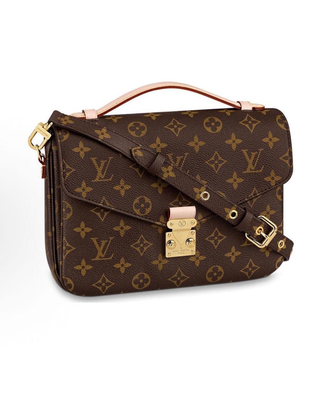 LOUIS VUITTON Коричневая сумка через плечо, фото 6