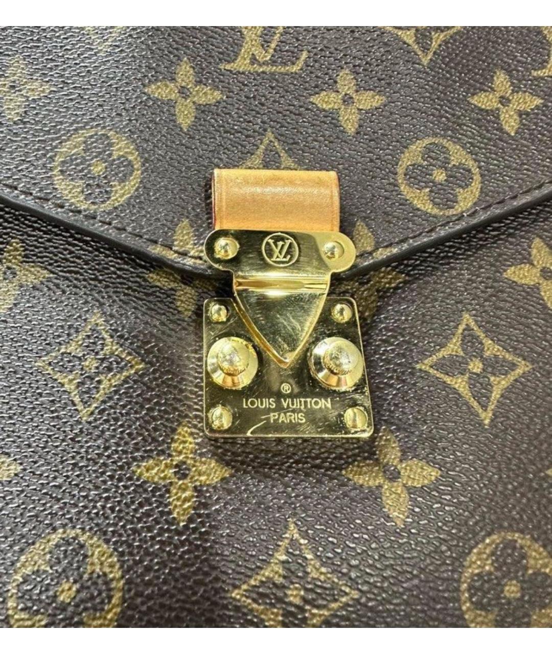 LOUIS VUITTON Коричневая сумка через плечо, фото 3