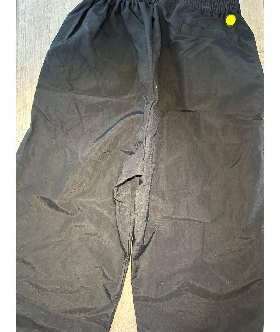 BARROW Черные полиэстеровые брюки широкие, фото 7