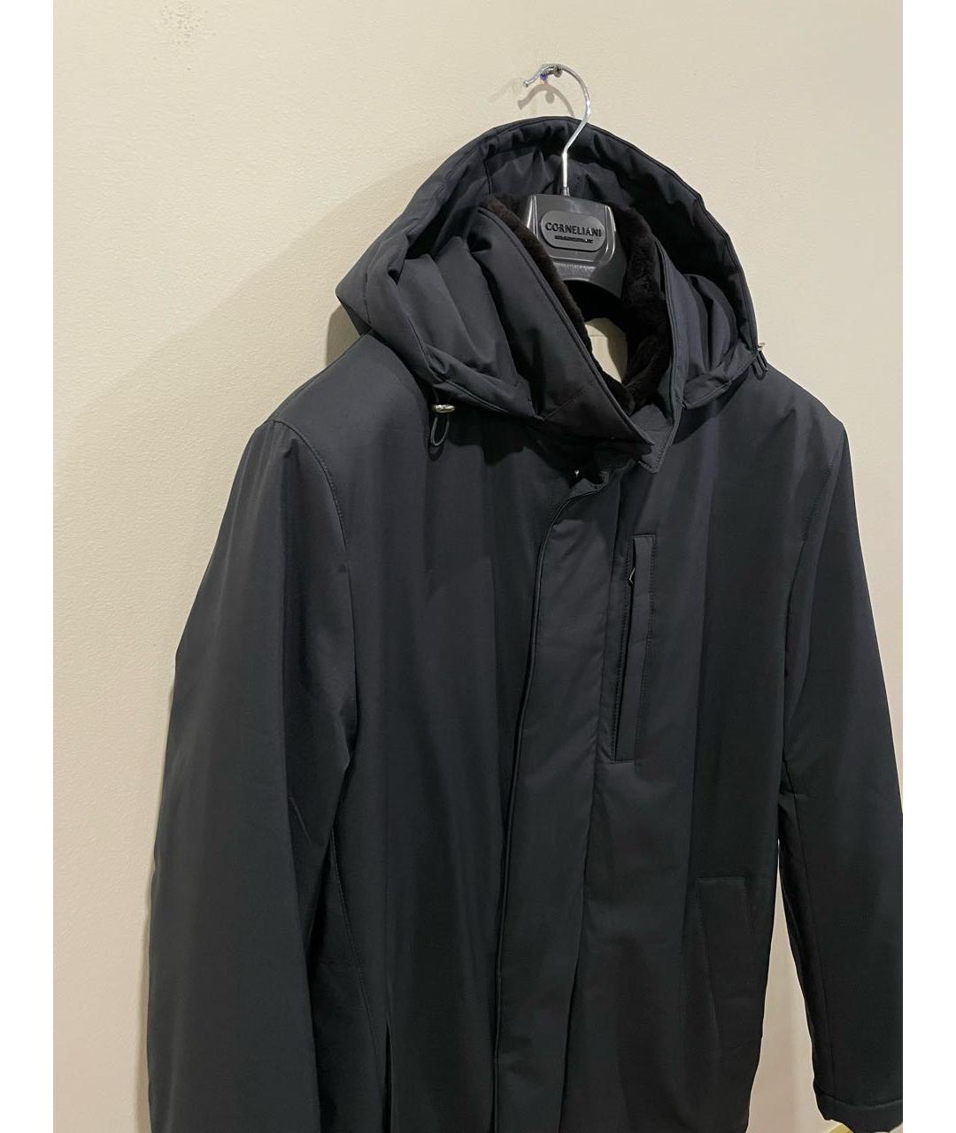 BARBA Темно-синяя полиэстеровая куртка, фото 4