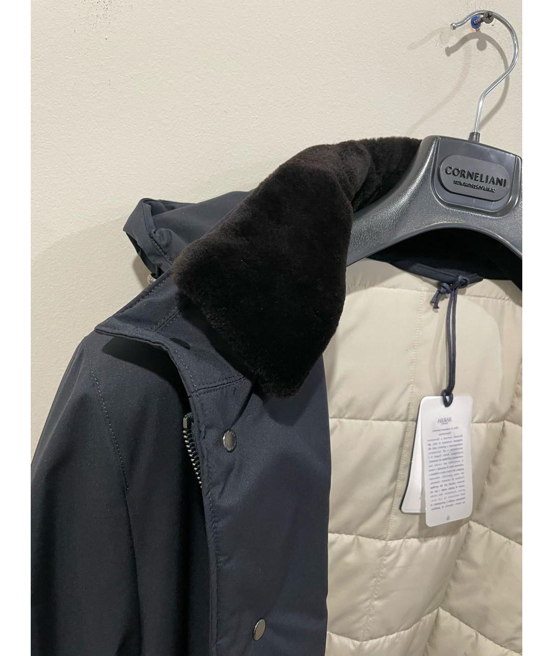 BARBA Темно-синяя полиэстеровая куртка, фото 5