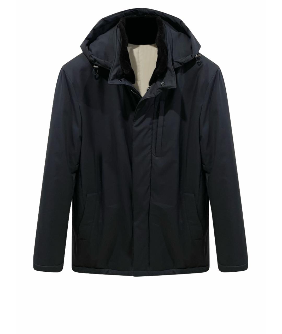 BARBA Темно-синяя полиэстеровая куртка, фото 1