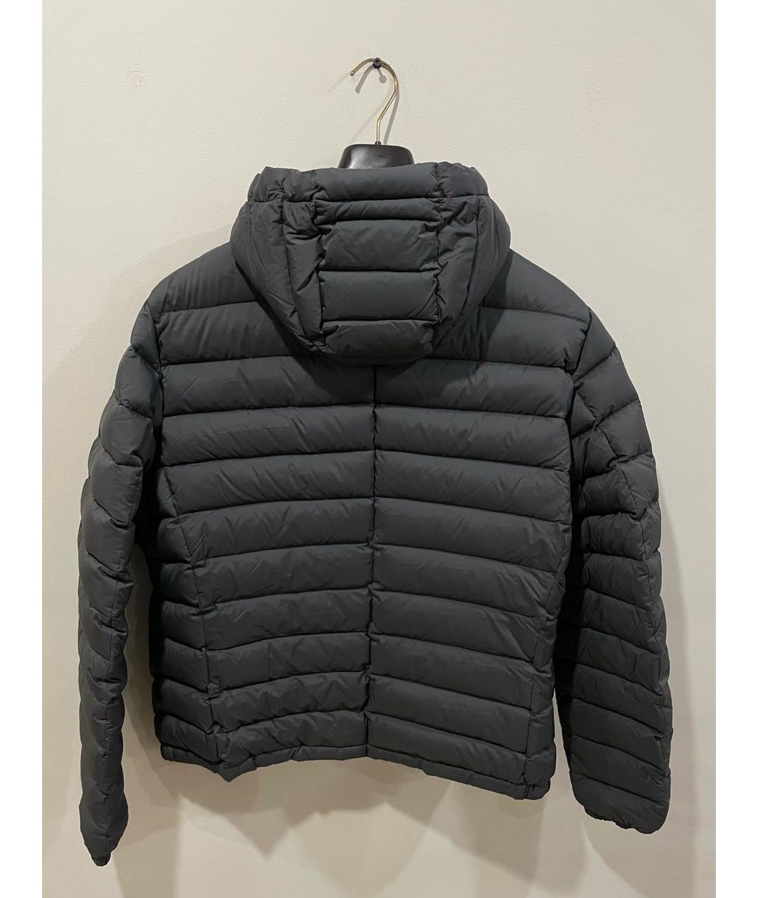 MOORER Антрацитовый полиамидовый пуховик, фото 2