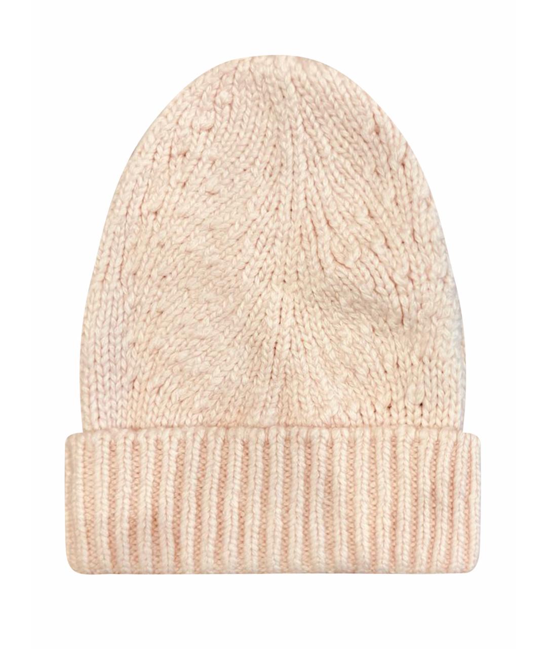 ERMANNO SCERVINO Розовая шерстяная шапка, фото 1