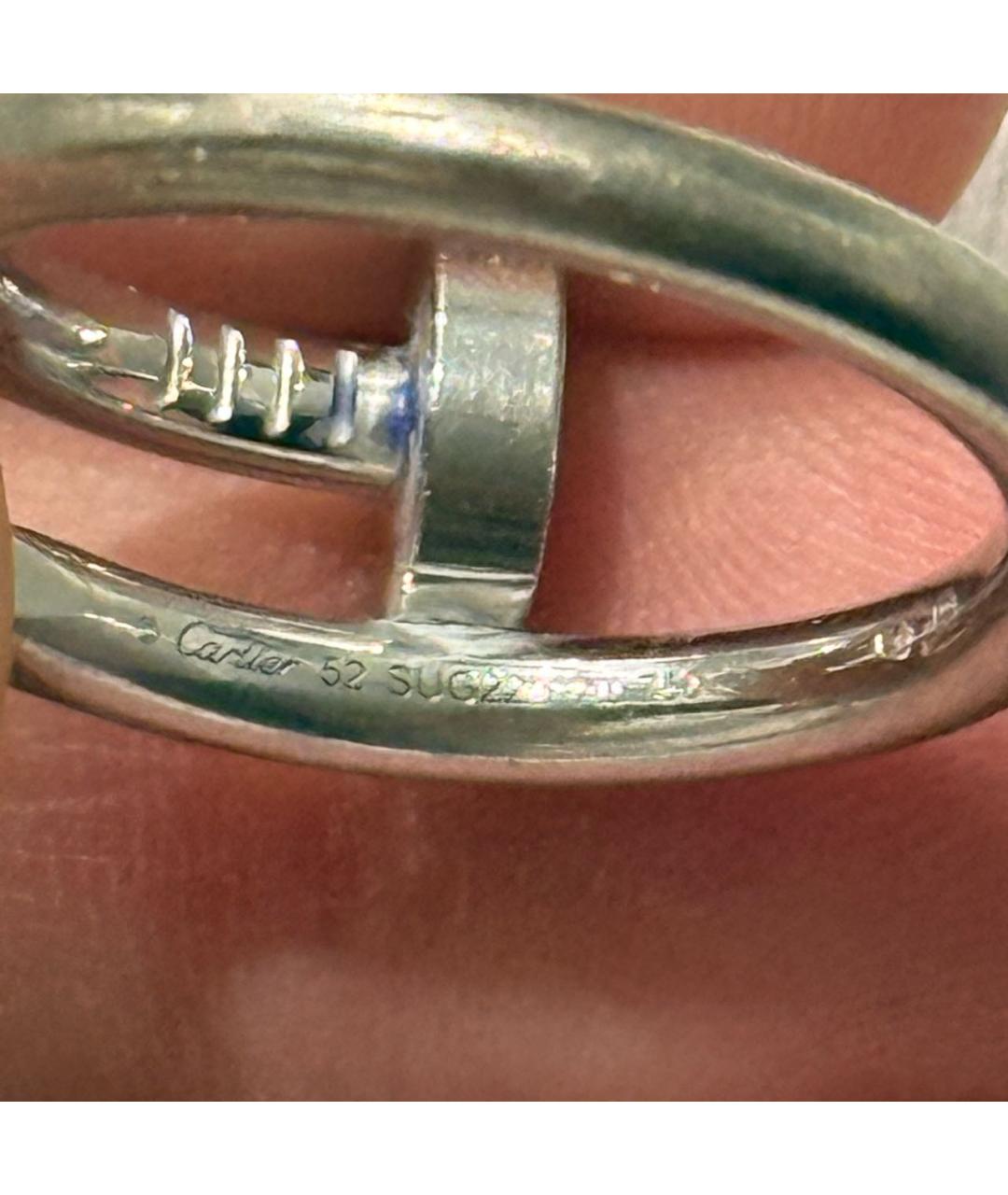 CARTIER Серебряное кольцо из белого золота, фото 4