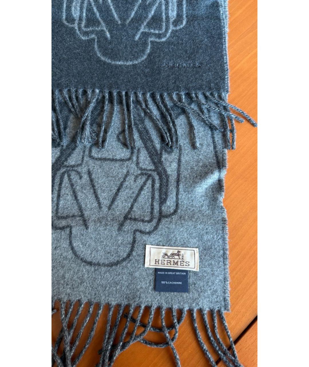 HERMES Мульти шелковый шарф, фото 3