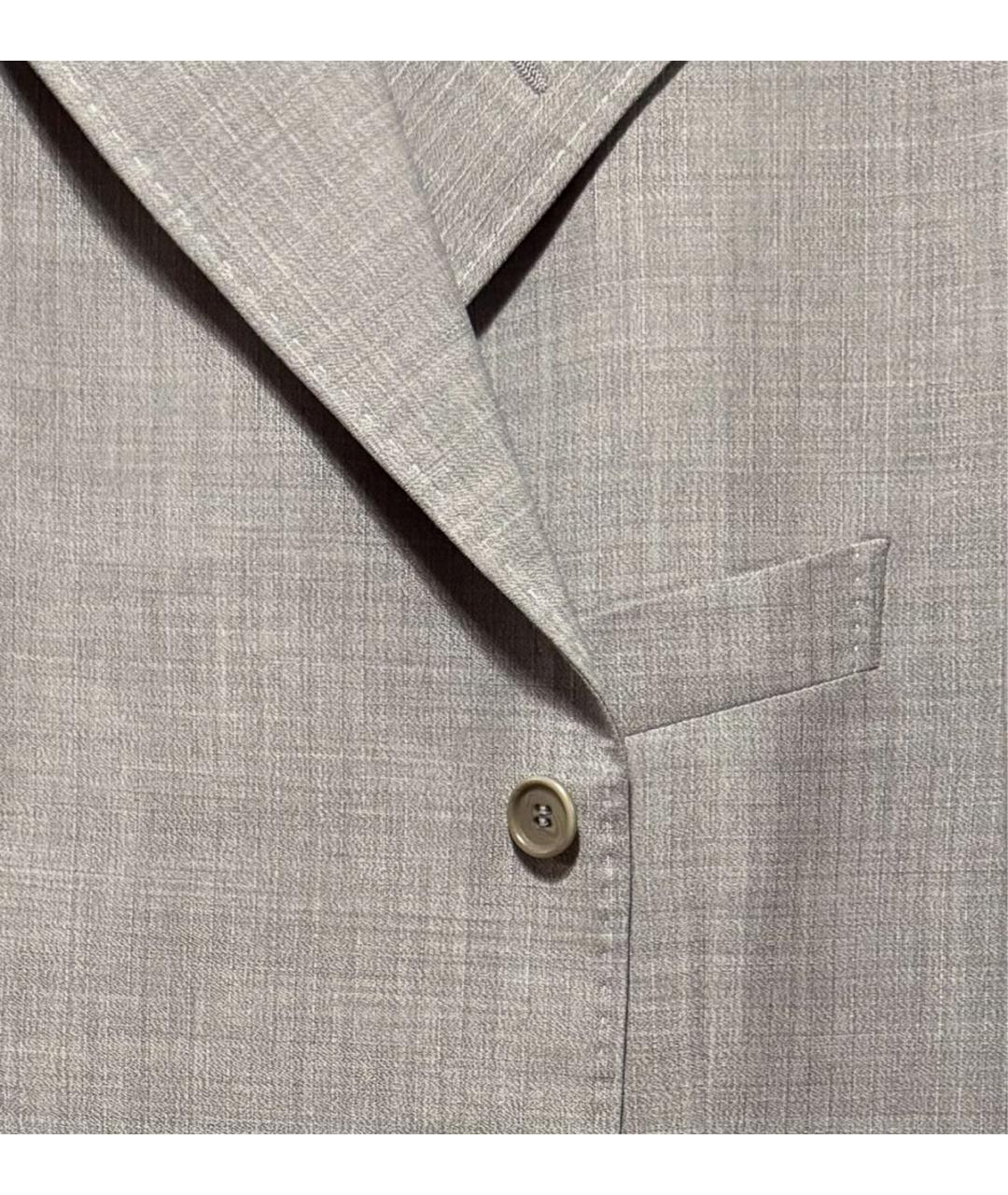 ALEXANDER MCQUEEN Бежевый классический костюм, фото 4