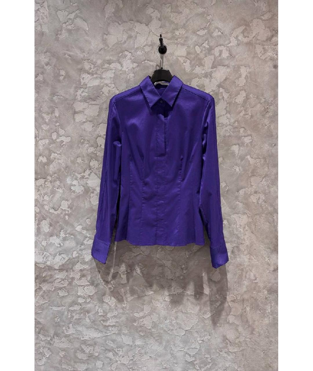 HUGO BOSS Фиолетовая хлопковая рубашка, фото 5