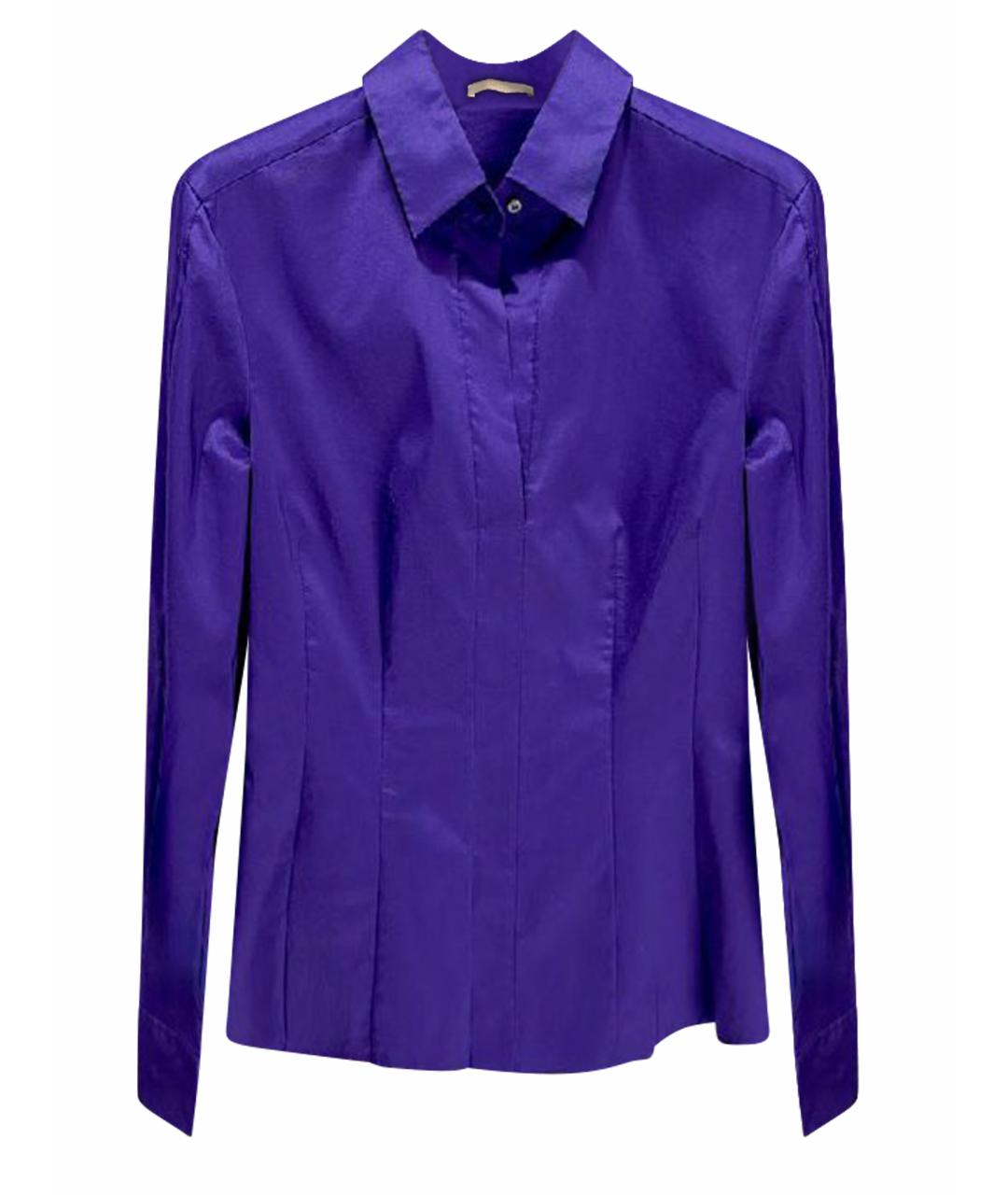 HUGO BOSS Фиолетовая хлопковая рубашка, фото 1