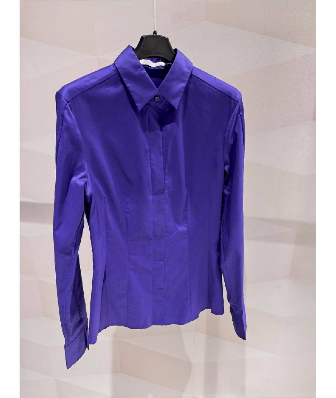 HUGO BOSS Фиолетовая хлопковая рубашка, фото 8