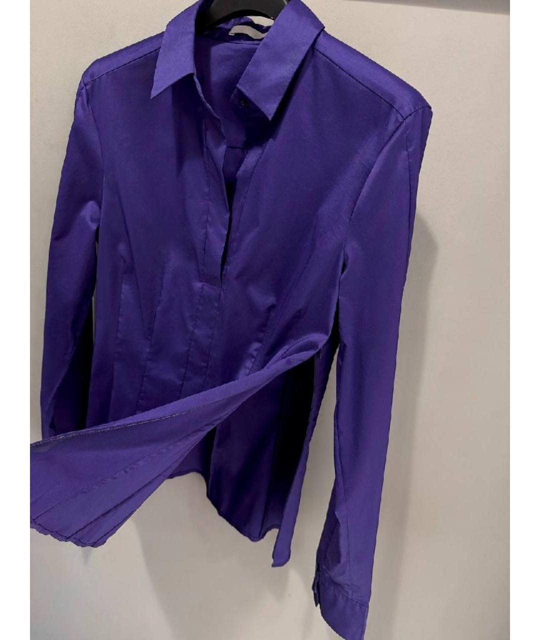 HUGO BOSS Фиолетовая хлопковая рубашка, фото 6