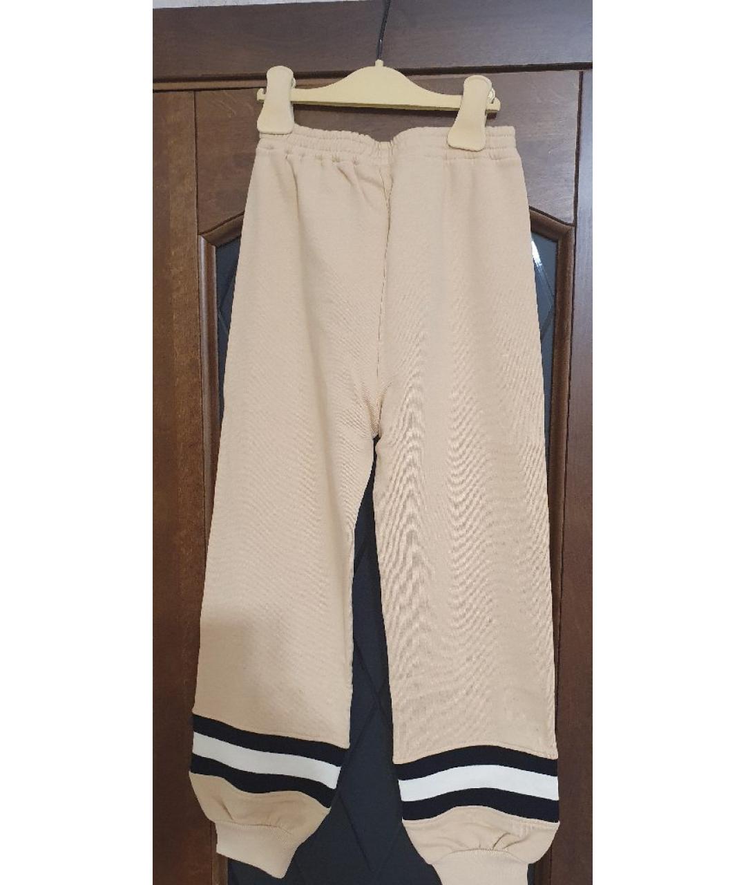 GUCCI Бежевые хлопковые брюки и шорты, фото 2